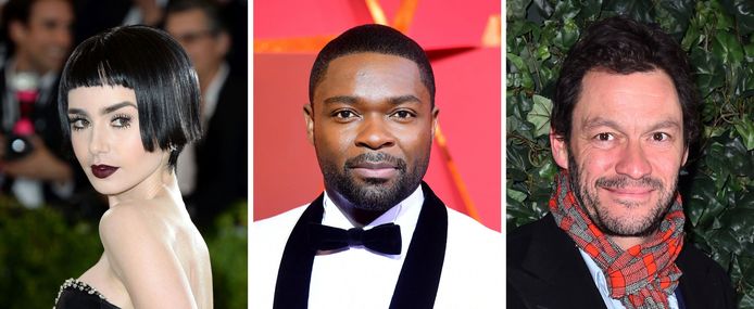 Hoofdrolspelers Lily Collins, David Oyelowo en Dominic West.