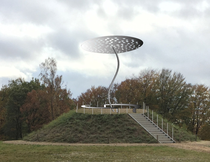 Het ontwerp van Ruud-Jan Kokke voor de Koningsberg in Rozendaal.