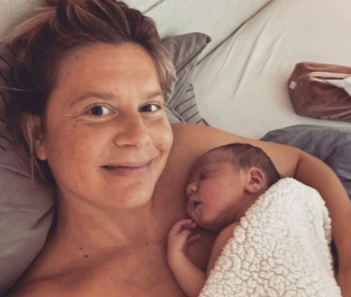 Nathalie Meskens is bevallen van haar zoontje.