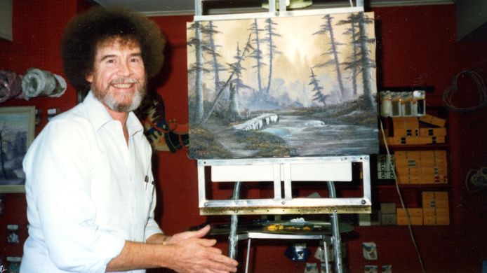 Schildergoeroe Bob Ross.