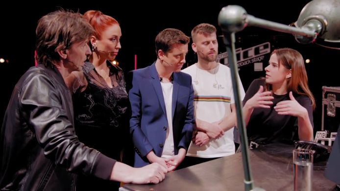 'The Voice Van Vlaanderen 2021' met coaches Laura Tesoro, Natalia, Niels Destadsbader, Koen Wauters en Tourist LeMC