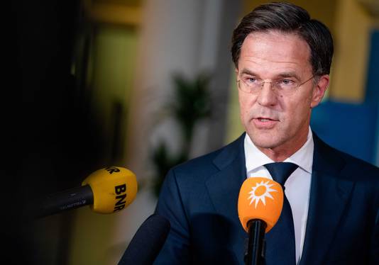 Demissionair premier Mark Rutte.