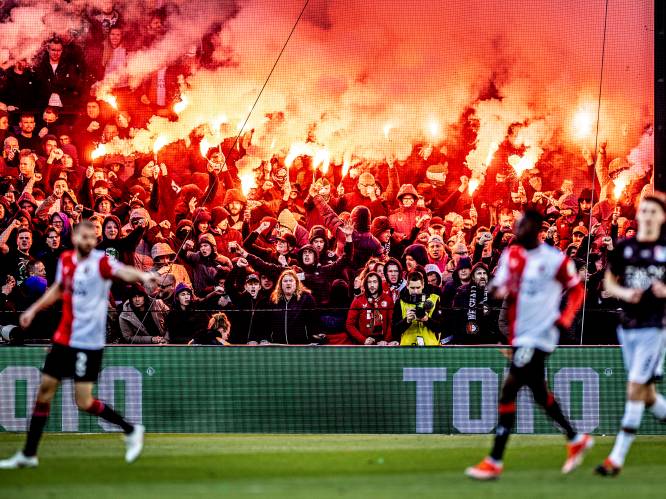 Feyenoord bestraft voor vuurwerk: meerdere vakken moeten leeg blijven bij afscheidsduel Arne Slot