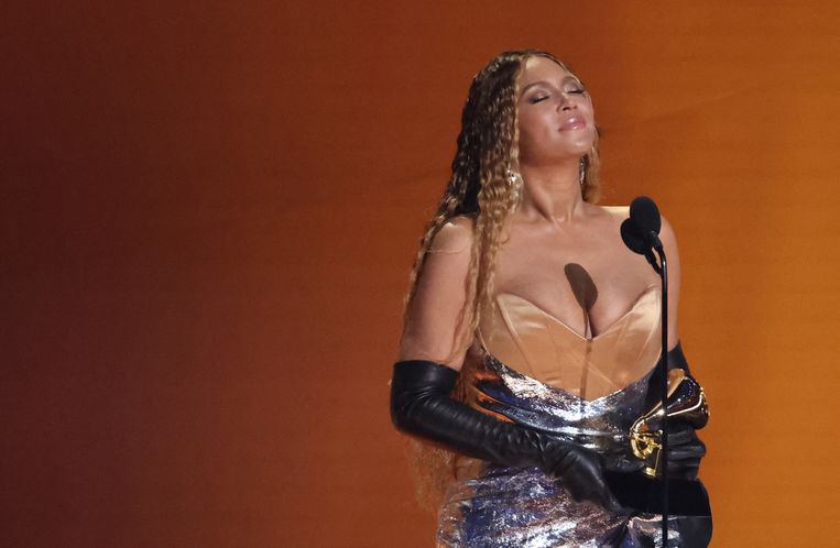 Beyoncé was met vier beeldjes de grote winnaar. Beeld REUTERS