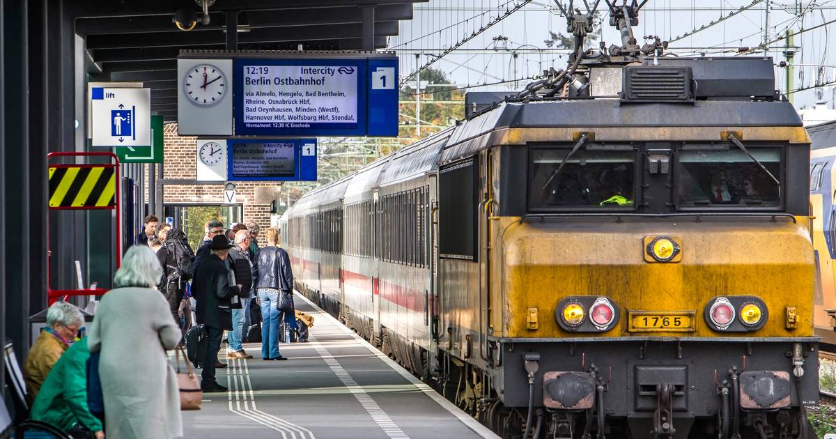 NS trein van Berlijn naar Amsterdam
