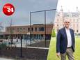 Links: de gloednieuwe basisschool in Voortkapel is sinds dit schooljaar in gebruik. Rechts: burgemeester Guy van Hirtum aan het gemeentehuis van Westerlo.