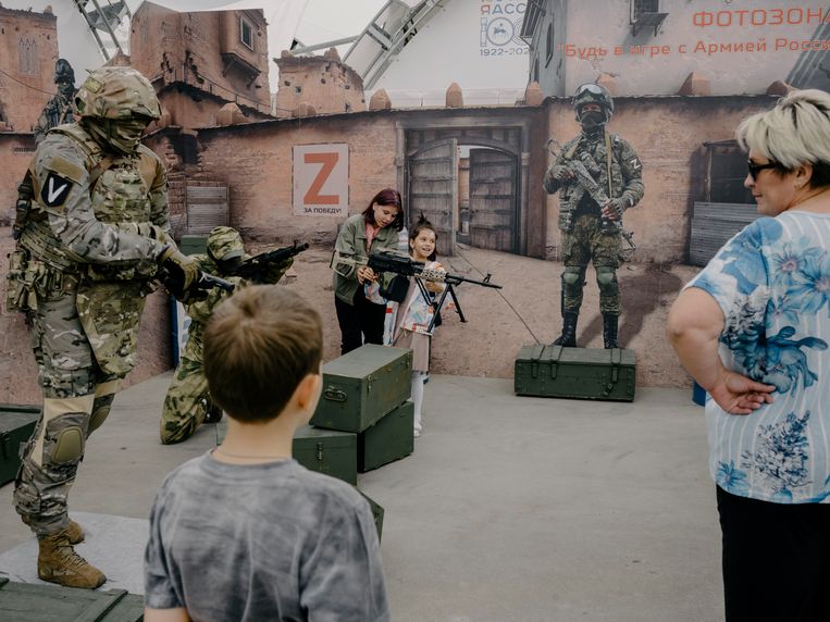 Выставка военной техники в Москве.  фото Нью-Йорк Таймс