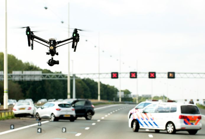 Drone brengt verkeer in kaart