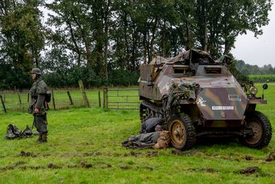 Bevrijding Sprundel zo goed mogelijk nagespeeld, zonder de doodsangst