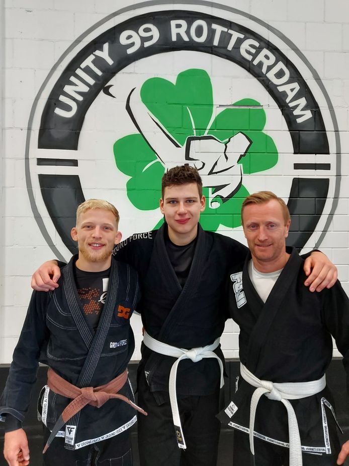 Sten bij zijn sportclub Unity99 in Rotterdam.