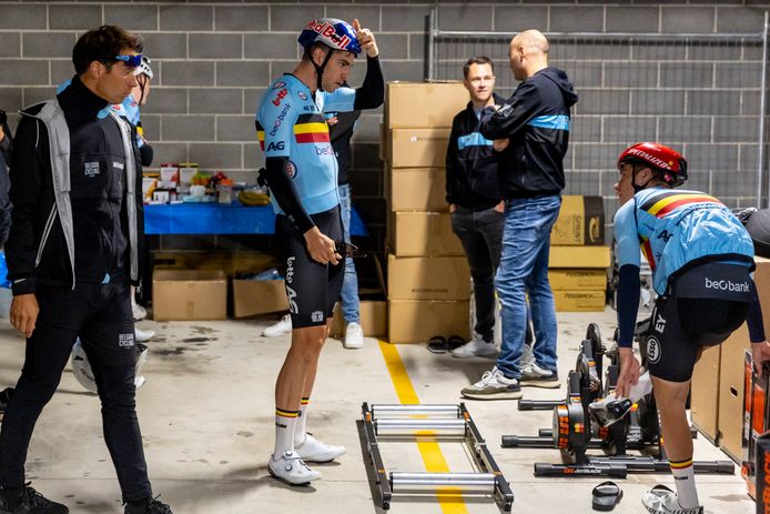 Wout van Aert en Remco Evenepoel.