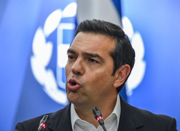 De Griekse premier Alexis Tsipras.