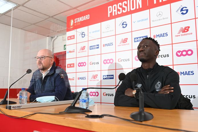 Le CEO Alexandre Grosjean et le coach Mbaye Leye