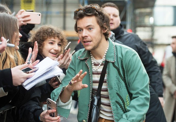 Harry Styles in London.