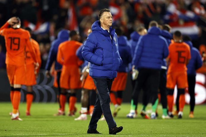 Louis van Gaal was tevreden over het spel van zijn ploeg tegen Gibraltar.