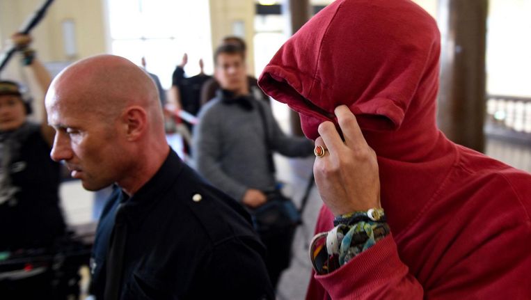 Peike S. liet zijn gezicht niet zien in de Duitse rechtbank Beeld anp