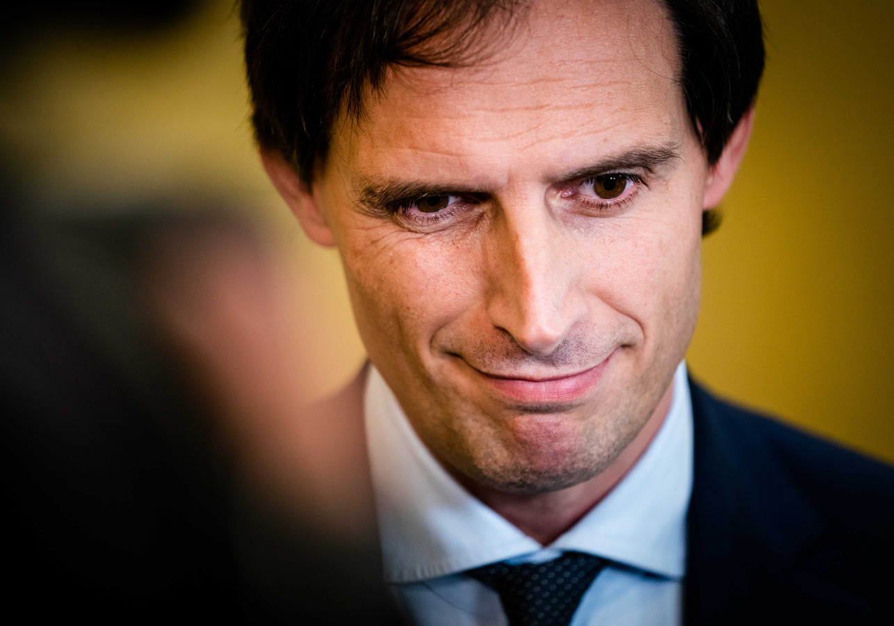 Demissionair minister Wopke Hoekstra van Financiën.