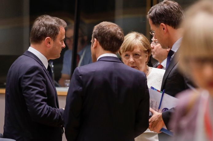 Bondskanselier Merkel en haar Europese ambtsgenoten werden het nog niet eens over de meerjarenbegroting tot 2027.