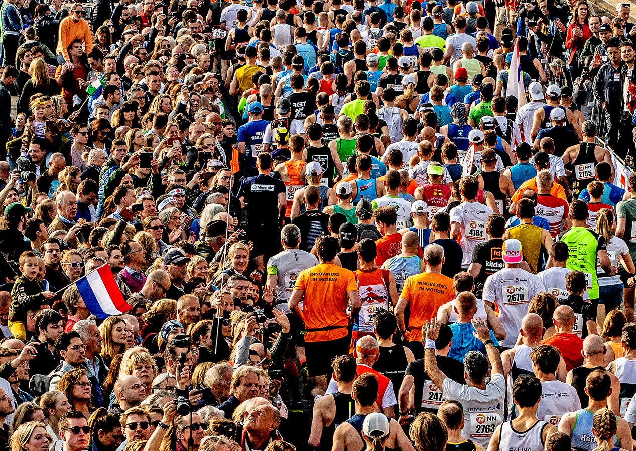 Rotterdam Marathon in 2019.