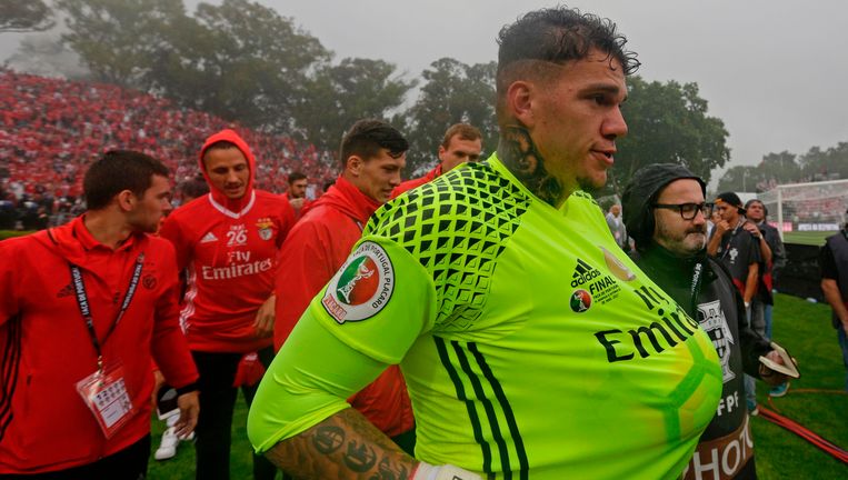 Deze Ederson moet de nieuwe nummer één worden bij de Citizens. Beeld AFP