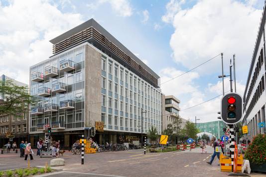 Appartementencomplex van Residence32 op de hoek Vestdijk-NIeuwstraat in Eindhoven.