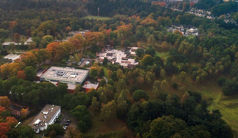 Drone-foto van het gebied rondom forensisch psychiatrische kliniek Altrecht Aventurijn in Den Dolder. Beeld ANP
