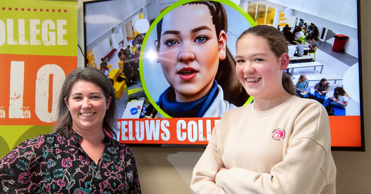 Leerling Suus is nu hét AI-gezicht van het Veluws College Twello ...