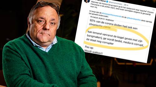 West-Vlaamse chef-kok wenste Marc Van Ranst de kogel toe, maar heeft spijt