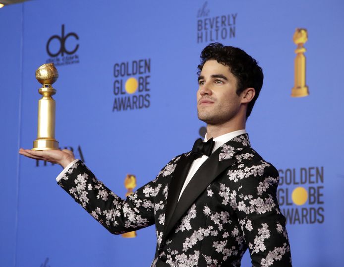 Darren met zijn Golden Globe.
