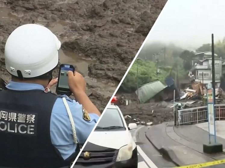 Hevige modderstroom in Japan veroorzaakt grote schade