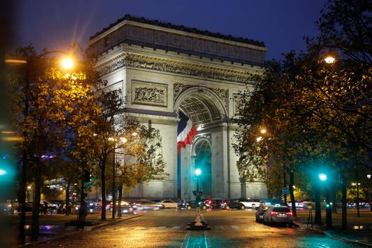 De Arc de Triomphe in Parijs