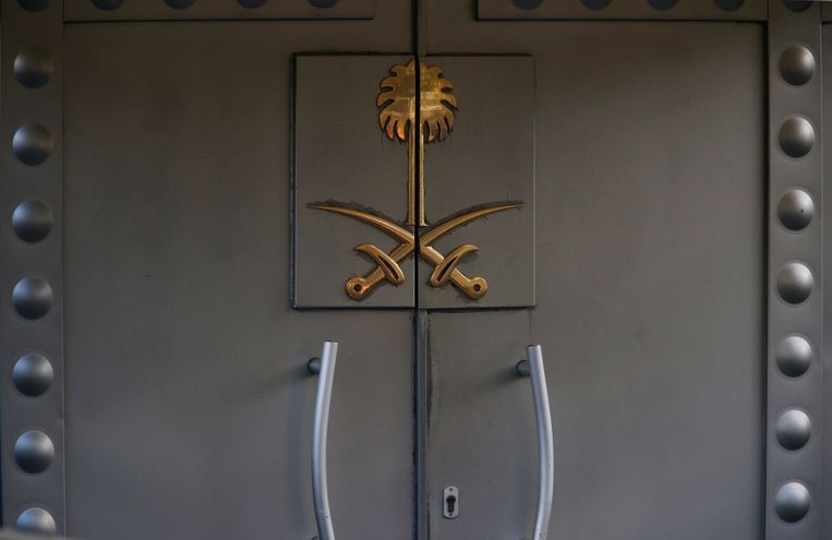 Het Saudische consulaat in Istanbul. Beeld AP