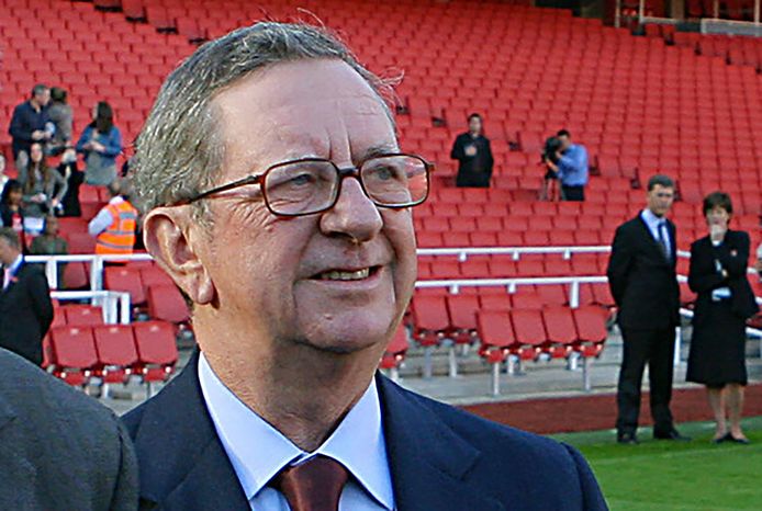 Peter Hill-Wood, ex-voorzitter van Arsenal.