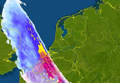 Sneeuwfront meldt zich in Zeeland (en trekt vannacht over Oost-Nederland)