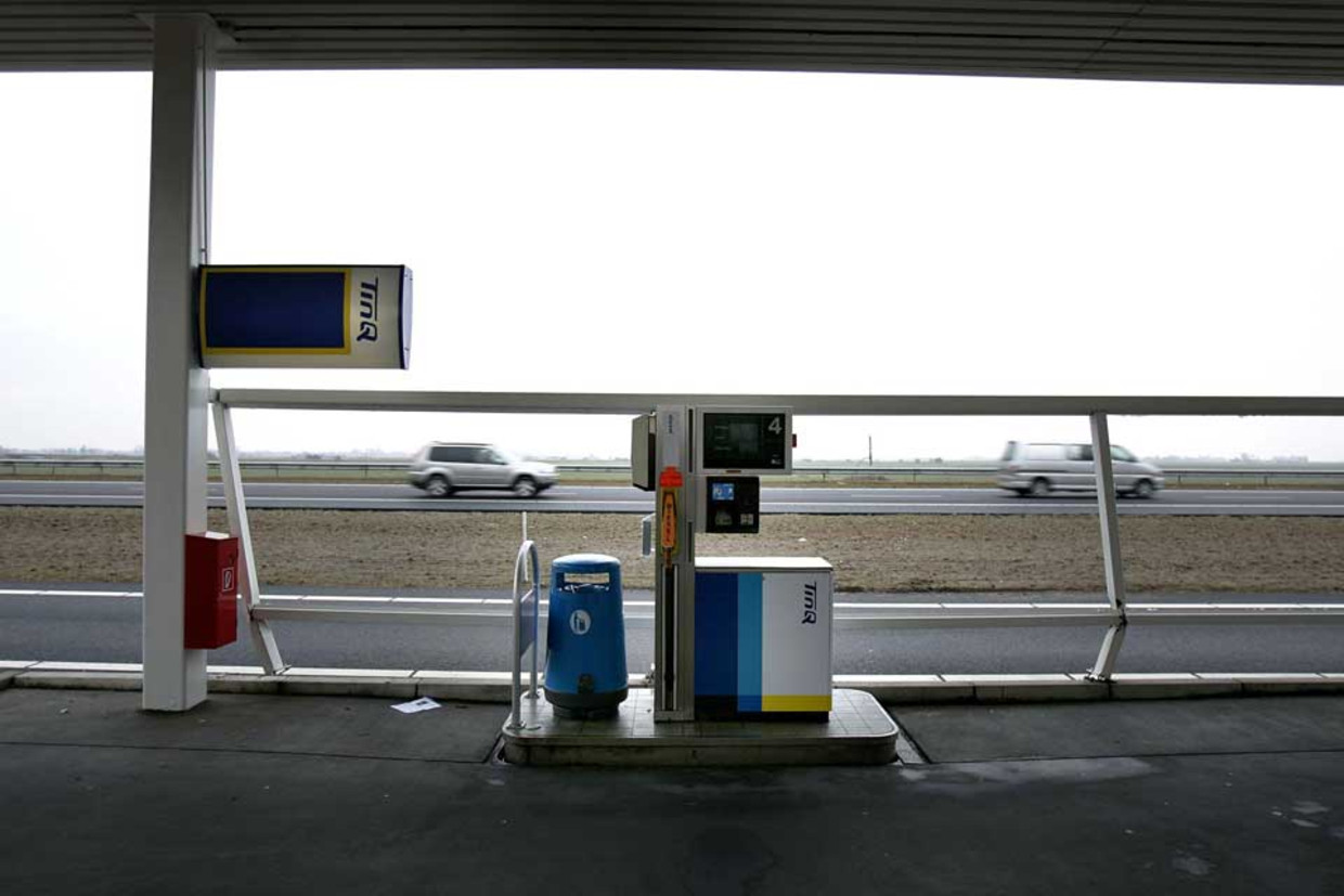 Onbemand tankstation aan de A7 bij Joure (ANP) Beeld 