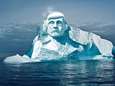 Finnen willen hoofd van Trump op smeltende ijsberg