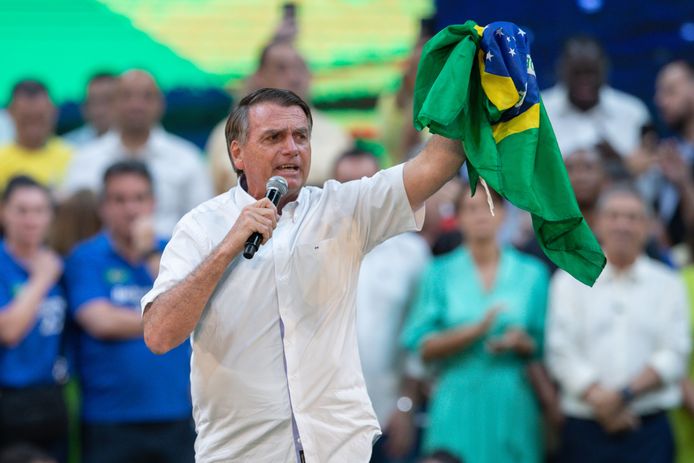 De Braziliaanse president Jair Bolsonaro.