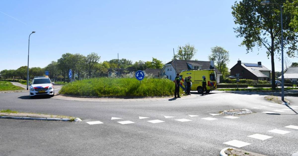 Bestuurder elektrische step gewond na botsing bij Vlissingen.