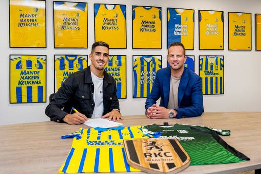 Joel Pereira (links) keept dit seizoen op huurbasis voor RKC.