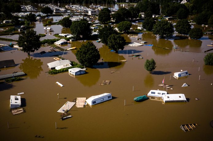 Foto ter illustratie:  Limburg ging vorige maand gebukt onder een watersnoodramp.