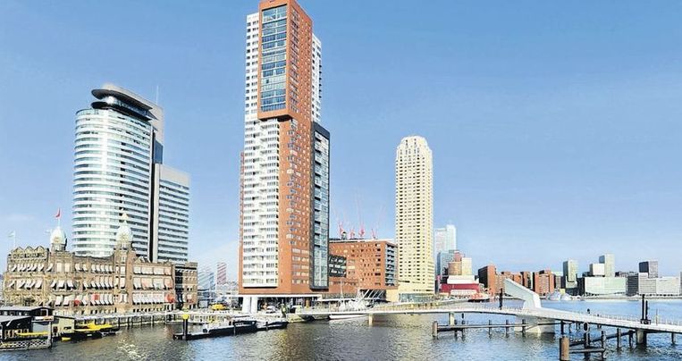 De skyline van Rotterdam. Beeld anp