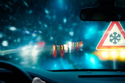 Nouvelle alerte aux conditions glissantes sur les routes