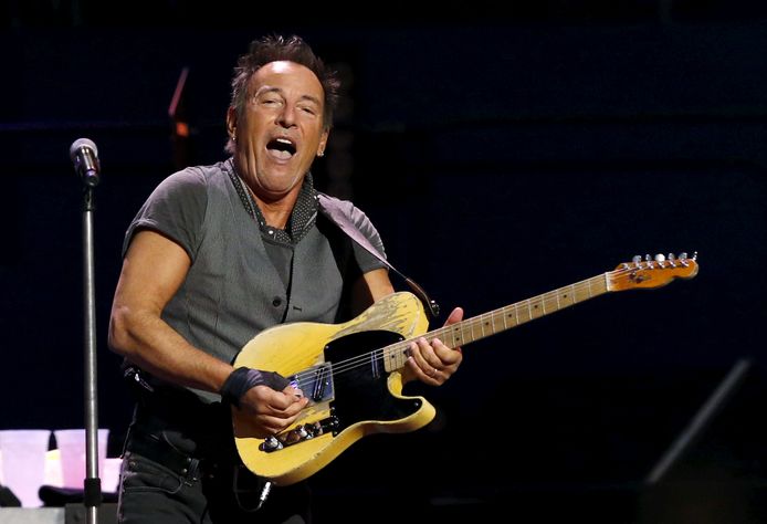 FILE PHOTO - Bruce Springsteen performs during The River Tour at the LA Memorial Sports Arena in Los Angeles, California, U.S. on March 17, 2016.    REUTERS/Mario Anzuoni/File Photo