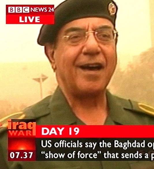 Mohammed Saeed al-Sahaf, bijgenaamd Bagdad Bob.