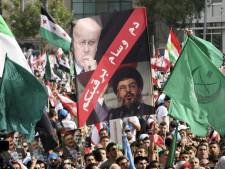 Manifestation anti-Syrie aux funérailles du chef de la police à Beyrouth