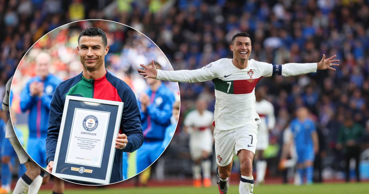 Cristiano Ronaldo celebra il giubileo internazionale con il gol della vittoria: “È bello continuare a rendere felici le persone” |  gli sport