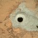 Marsjeep Curiosity neemt voor het eerst staal uit  Marssteen