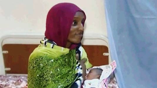 Meriam Yahya Ibrahim Ishaq in de gevangenis.