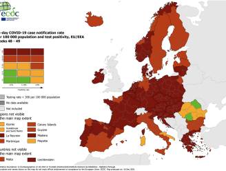 Ook Spanje kleurt nu volledig rood op Europese coronakaart, enkele groene regio’s in Roemenië