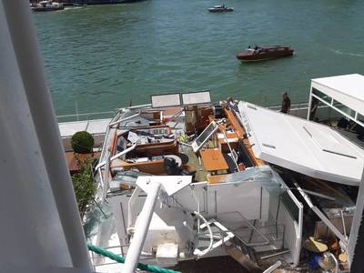 Angstige momenten voor Loed op ‘rampschip’ Venetië: ‘Dit is heel heftig’